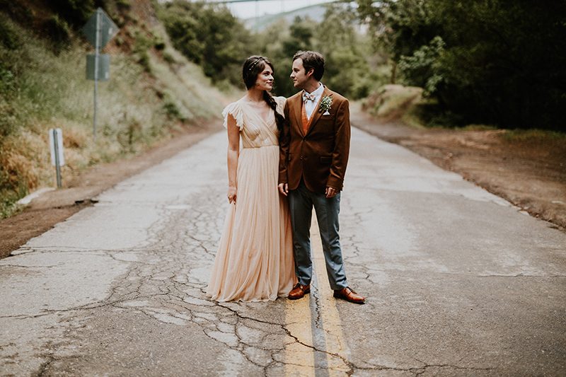 Vintage forest wedding as seen on @offbeatbride