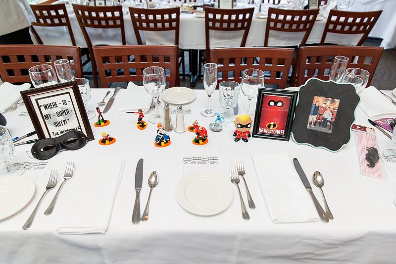 This movie-themed wedding decor takes top box office