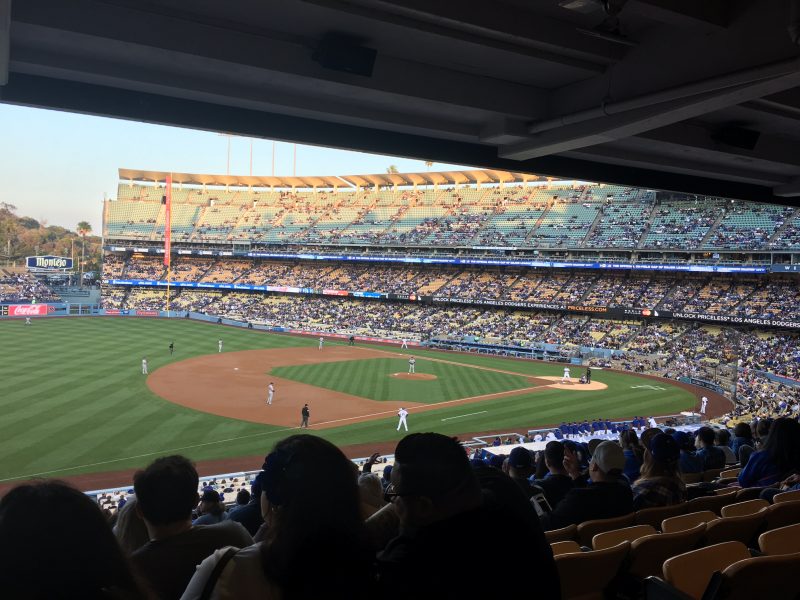 Los Angeles Dodgers Themed baseball wedding