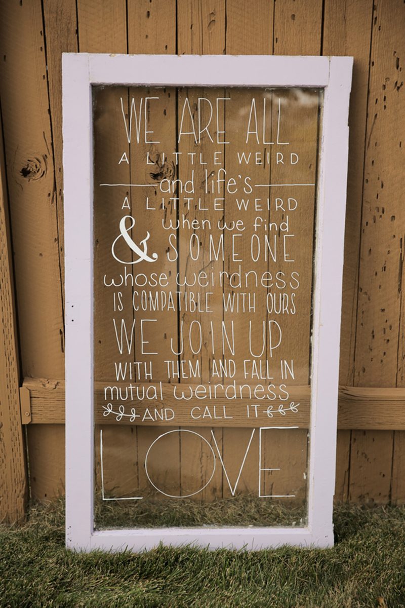 Wildflower backyard wedding as seen on @offbeatbride