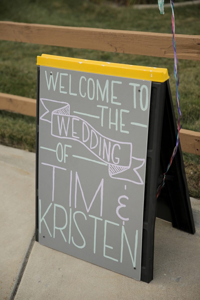 Wildflower backyard wedding as seen on @offbeatbride