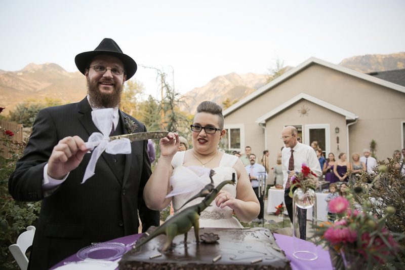 Wildflower backyard wedding as seen on @offbeatbride