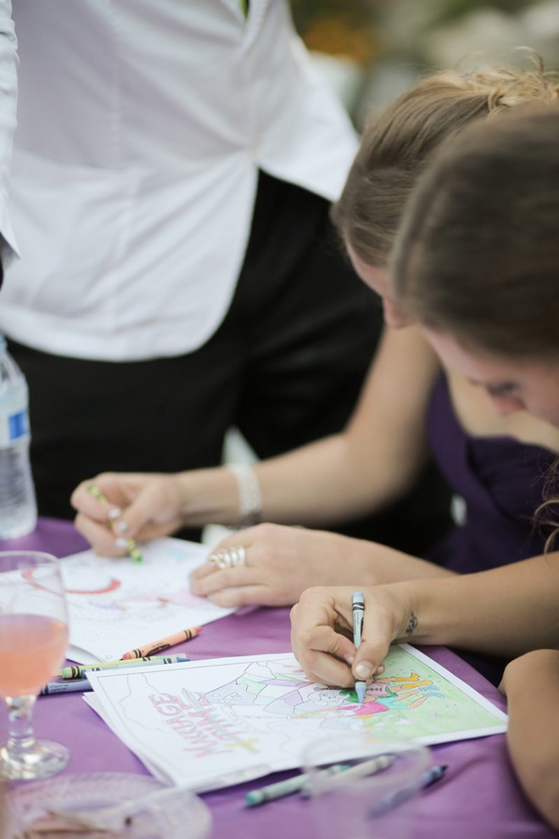 Wildflower backyard wedding as seen on @offbeatbride
