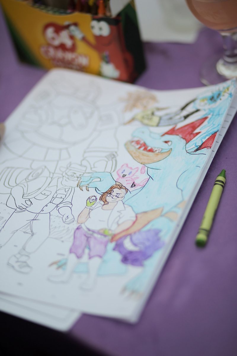 Wildflower backyard wedding as seen on @offbeatbride