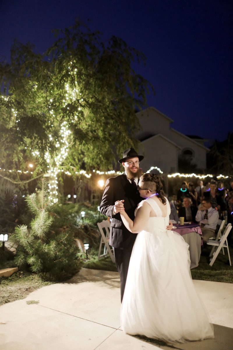 Wildflower backyard wedding as seen on @offbeatbride
