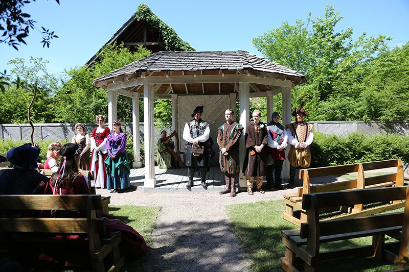 A Renaissance fairy tale fantasy wedding as seen on @offbeatbride #renaissance #wedding