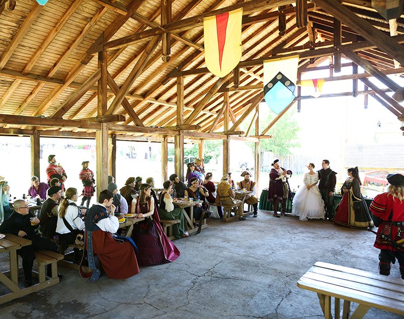 A Renaissance fantasy wedding as seen on @offbeatbride #renaissance #wedding