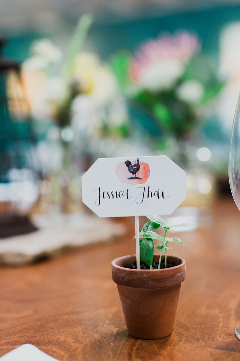 Science + art wedding as seen on @offbeatbride