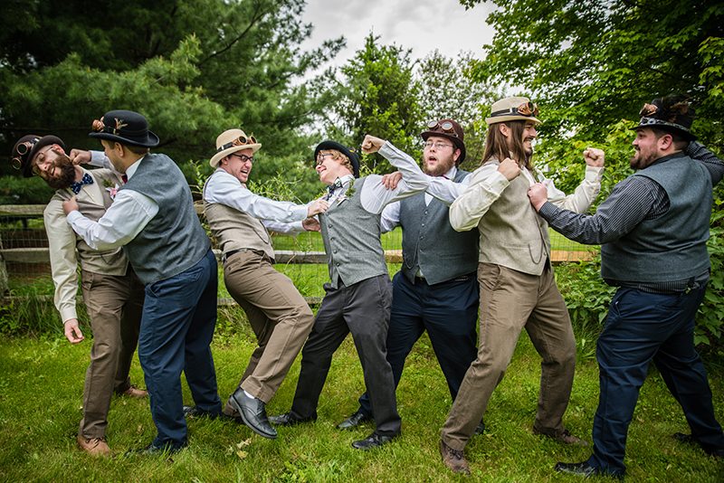 Awesome steampunk circus wedding as seen on @offbeatbride