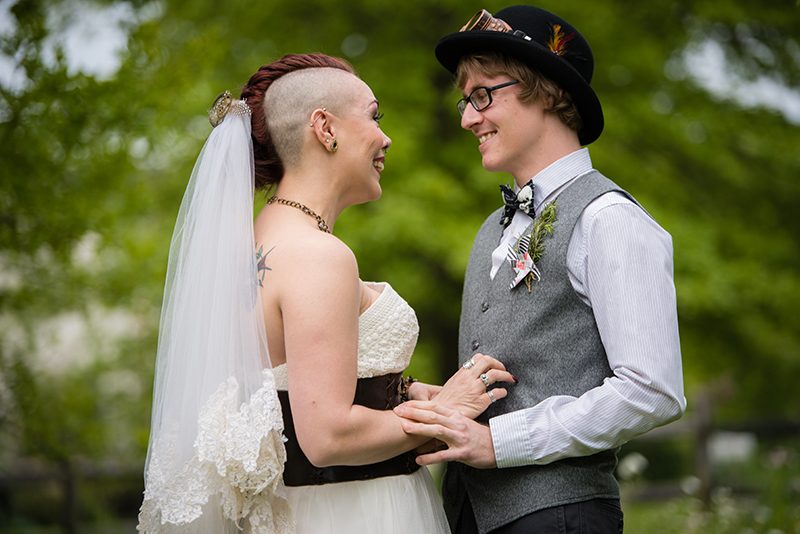 Awesome steampunk circus wedding as seen on @offbeatbride
