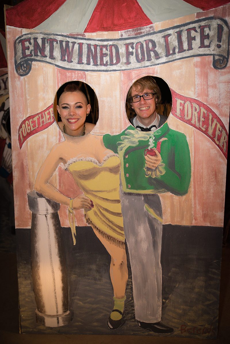 Awesome circus wedding as seen on @offbeatbride