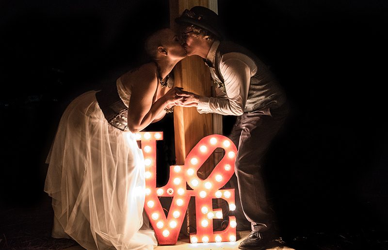 Awesome circus wedding as seen on @offbeatbride
