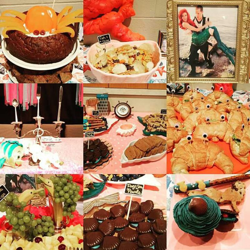 Little Mermaid-themed bridal shower as seen on @offbeatbride #littlemermaid #disney #shower