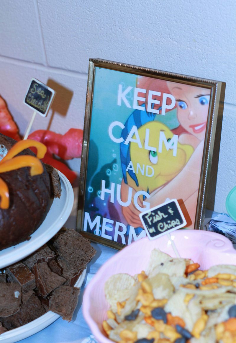 Little Mermaid bridal shower as seen on @offbeatbride #littlemermaid #disney #shower