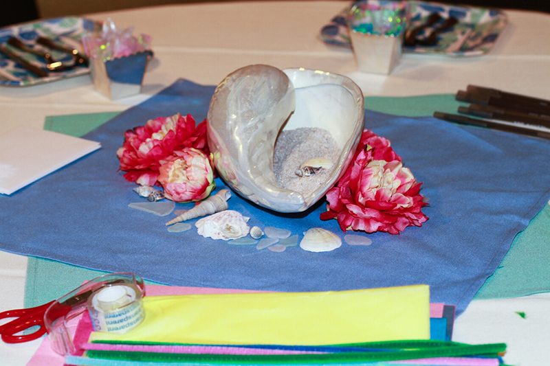 Little Mermaid-themed bridal shower as seen on @offbeatbride #littlemermaid #disney #shower