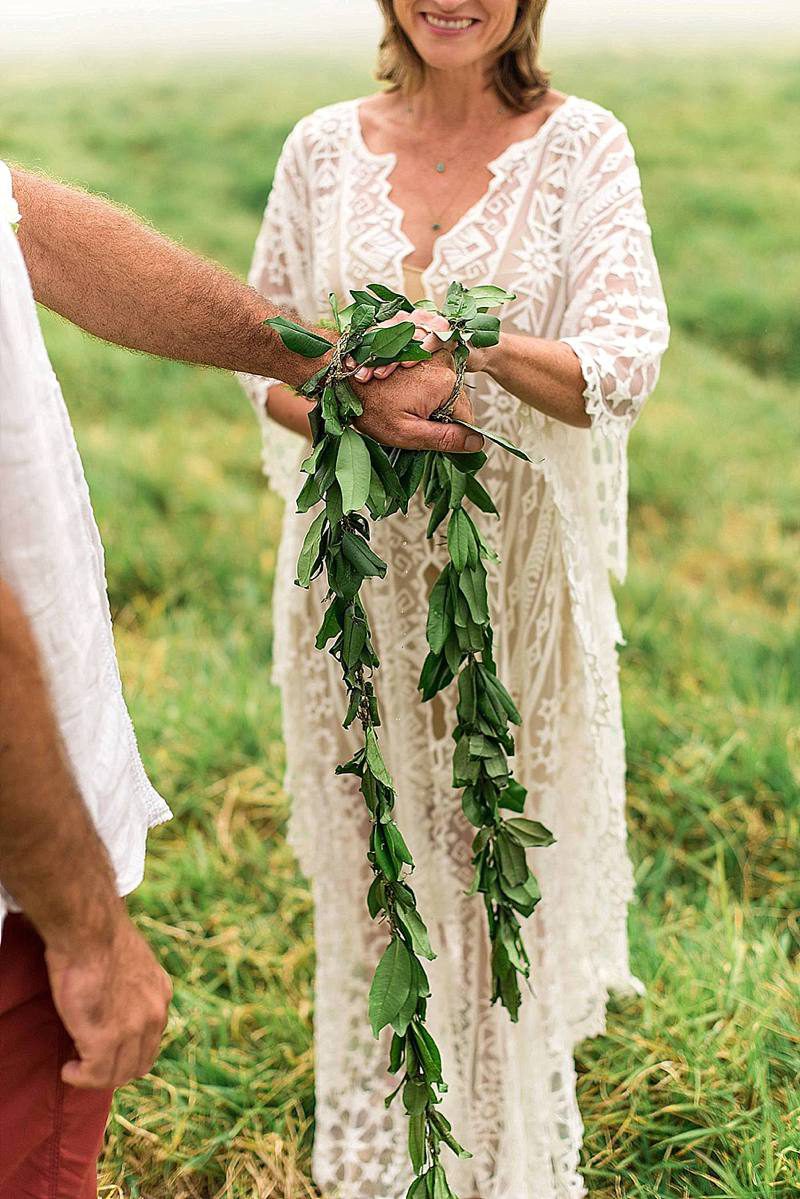 A Maui elopement with a volcano backdrop as seen on @offbeatbride