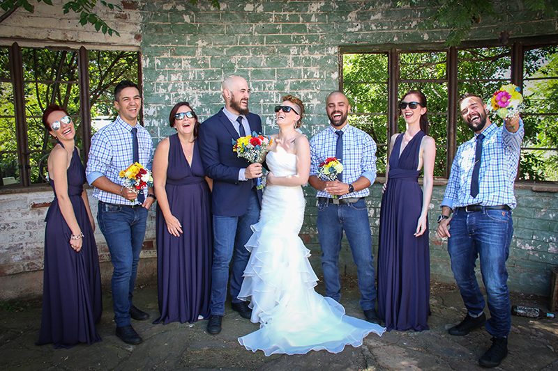 April Fool's Day wedding in South Africa as seen on @offbeatbride