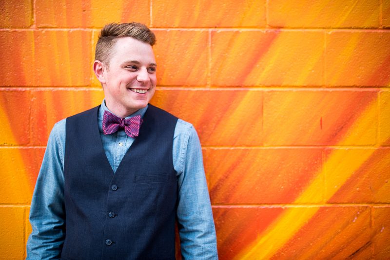 Animal mask engagement session