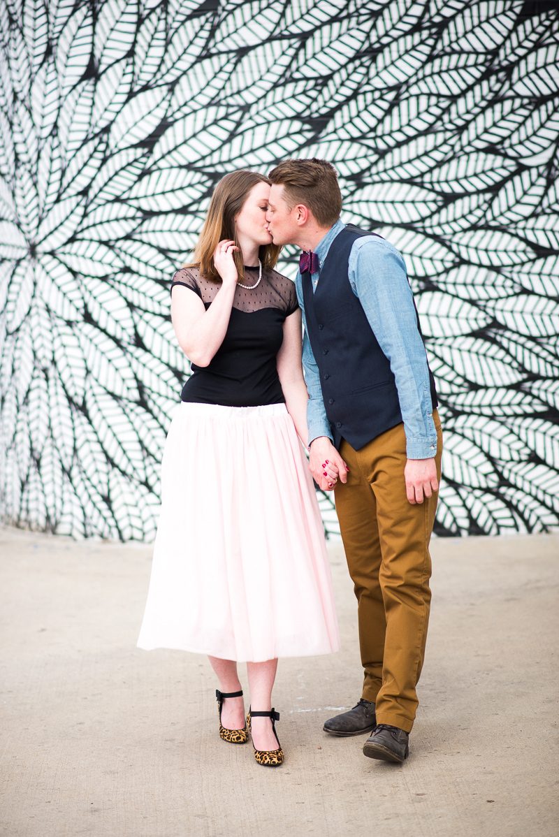 Bear + fox mask engagement shoot