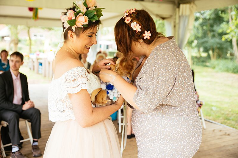 Netherlands orchard wedding