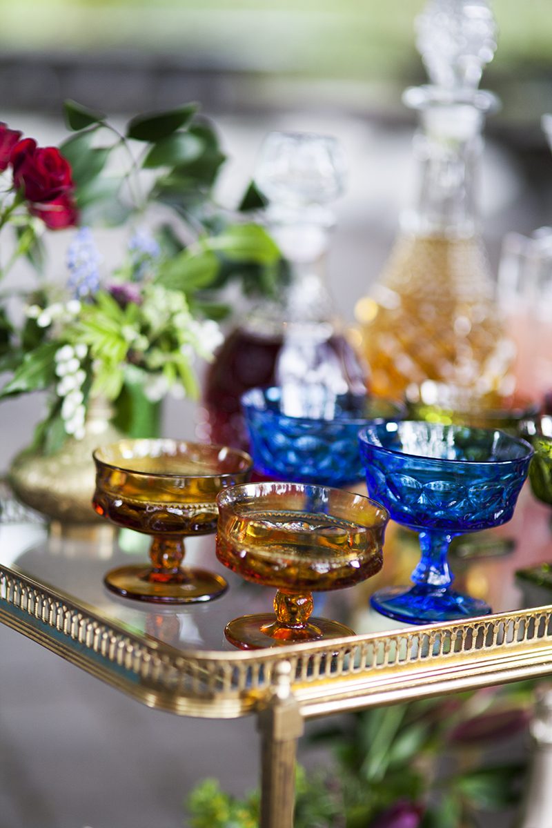 Collect your jaw from the floor after this jewel-toned cocktail reception