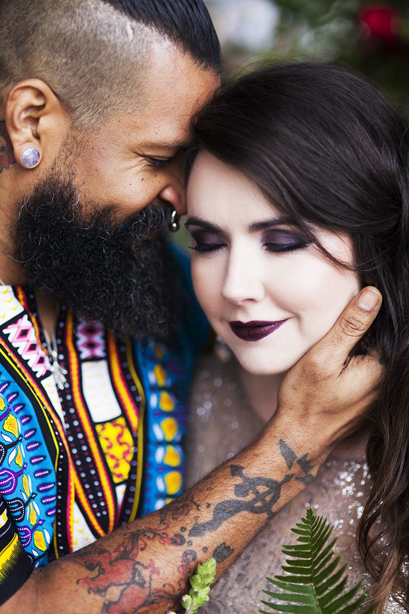 Collect your jaw from the floor after this jewel-toned reception