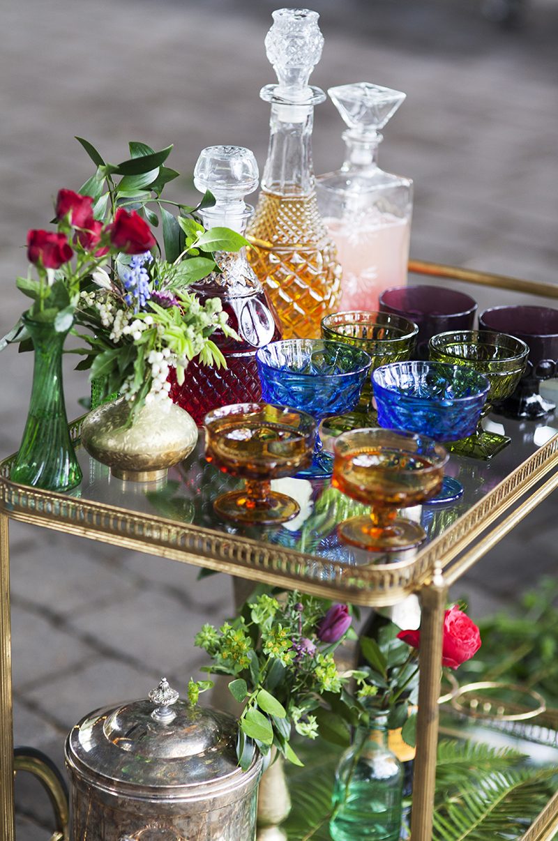 Collect your jaw from the floor after this jewel-toned cocktail reception