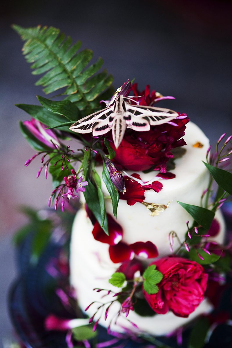 Collect your jaw from the floor after this jewel-toned reception