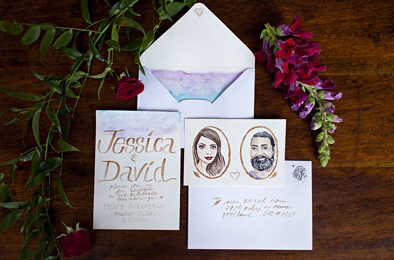 Collect your jaw from the floor after this jewel-toned reception