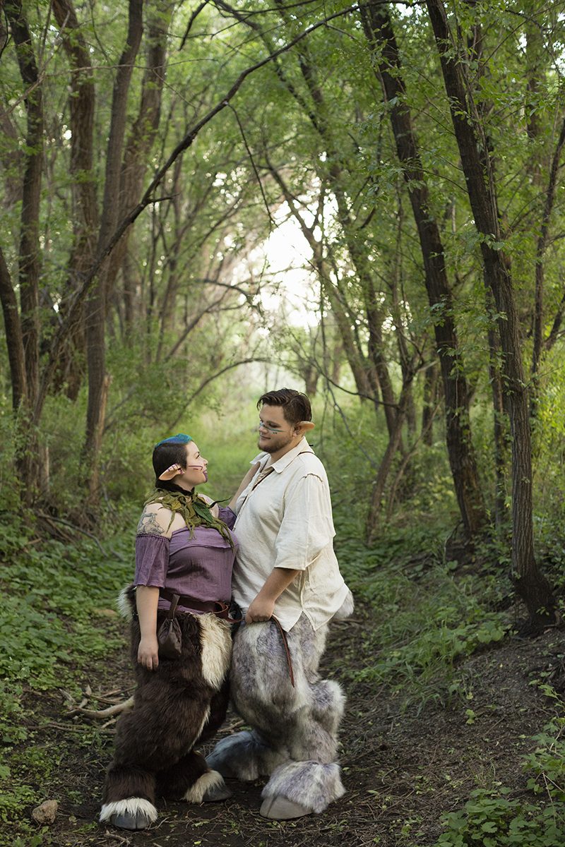 This satyr cosplay engagement brings serious magic to our cosplay-loving hearts