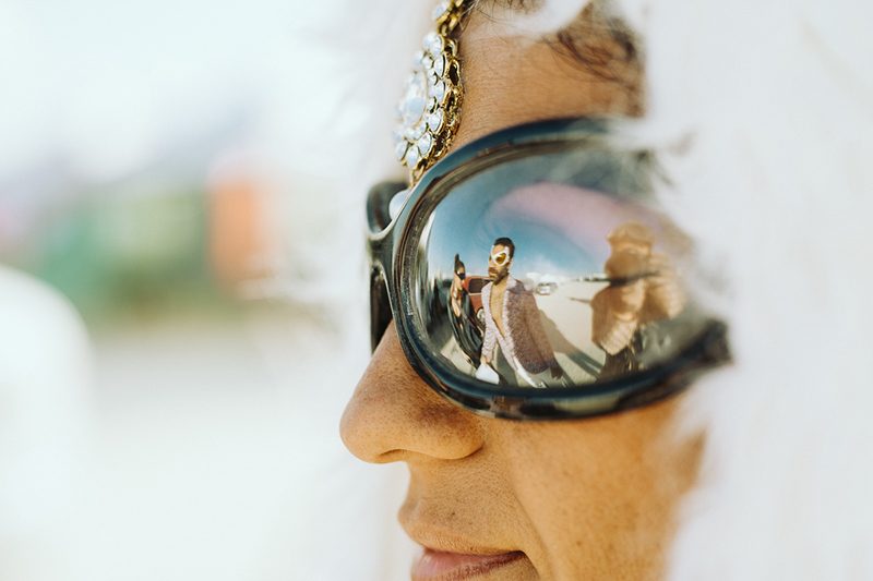 We heart this wedding on the playa at Burning Man