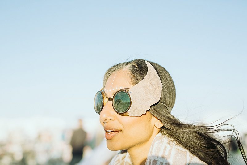 We heart this Indian Wedding at Burning Man