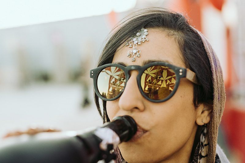 We heart this wedding on the playa at Burning Man