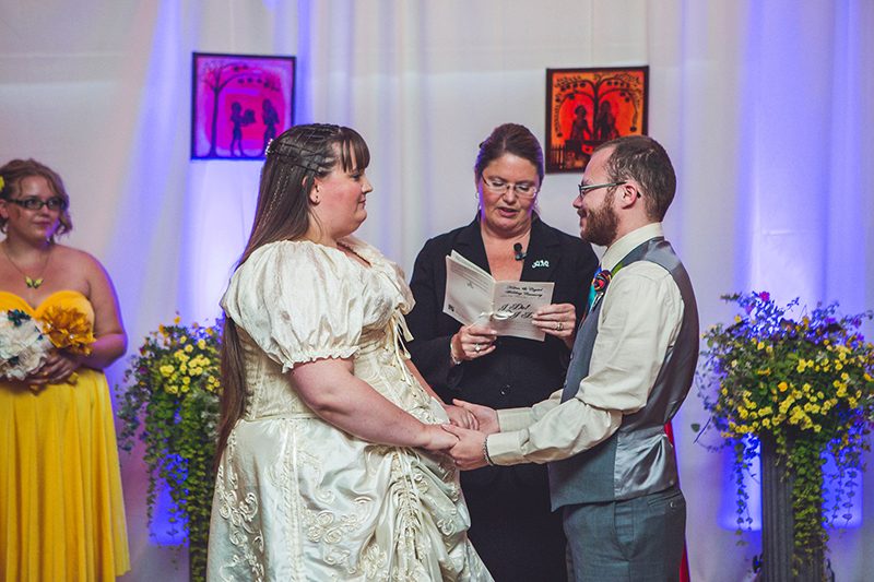 Rock Band, drag kings, and burlesque: this rainbow wedding triumphs
