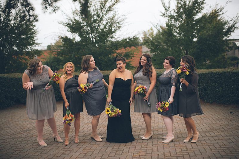 A sinister and glam Halloween wedding of epic proportions