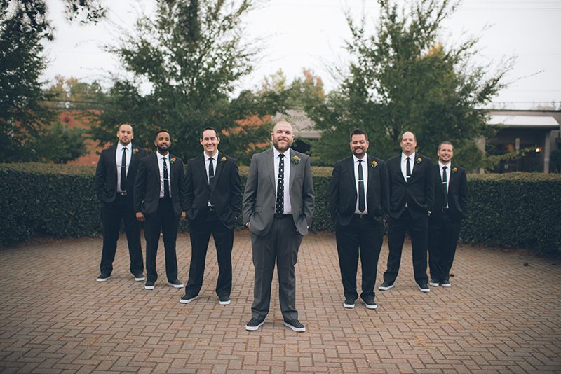 A sinister and glam Halloween wedding of epic proportions