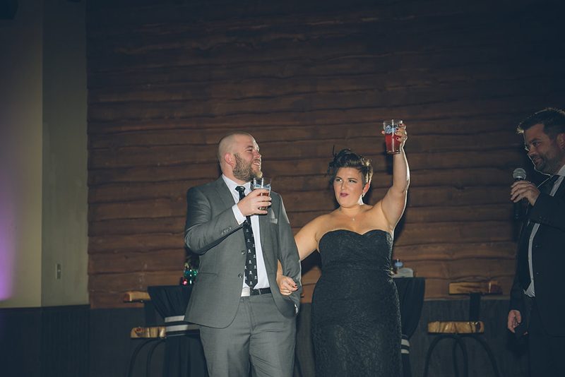 A sinister and glam wedding of epic proportions