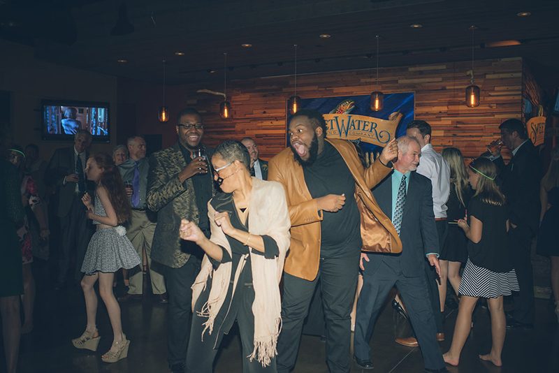 A sinister and glam wedding of epic proportions