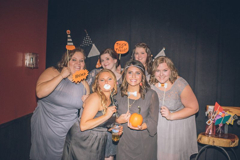 A sinister and glam wedding of epic proportions