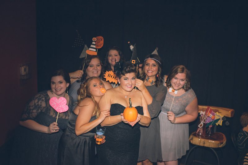 A sinister and glam wedding of epic proportions