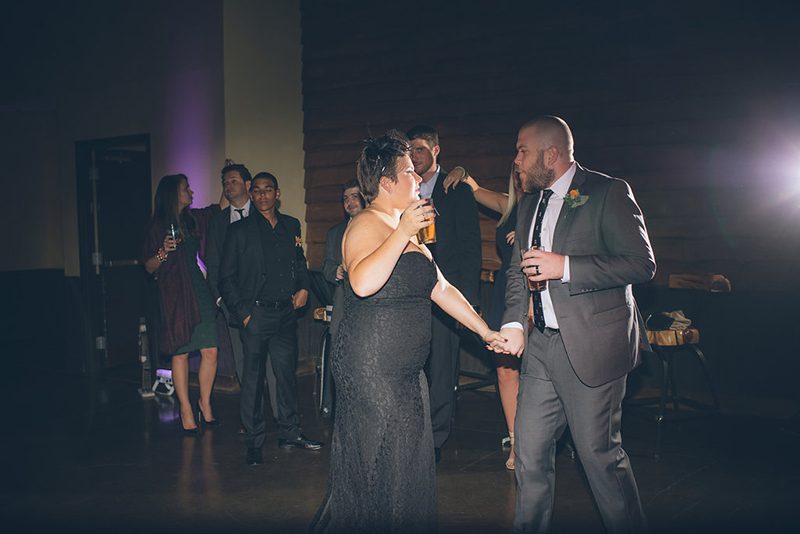 A sinister and glam wedding of epic proportions