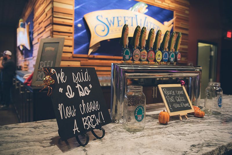 A sinister and glam wedding of epic proportions