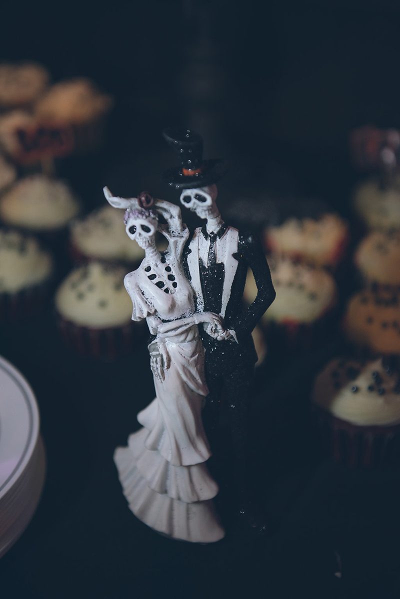 A sinister and glam wedding of epic proportions