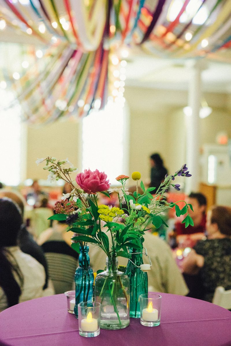 A Muppet officiated this cliffside wedding with a killer black dress