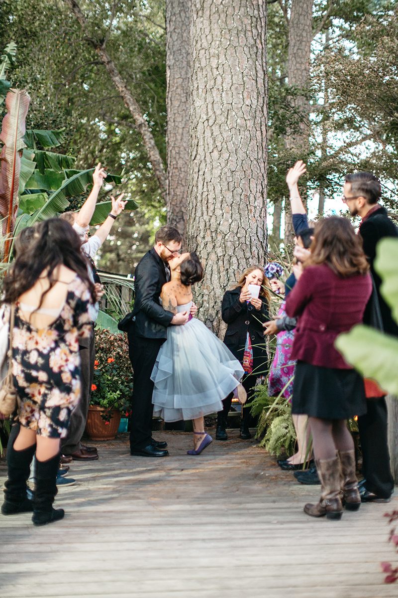 Have a bite of "first funnel cake" at this North Carolina state fair wedding