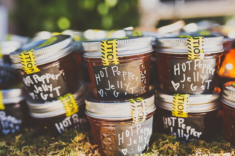 You won't have seen anything like this rustic  wedding with a pancake cake