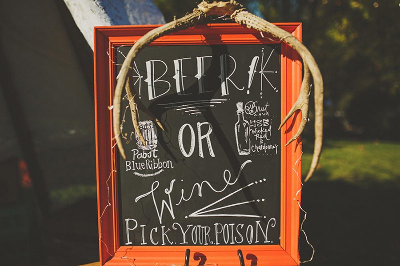 You won't have seen anything like this rustic  wedding with a pancake cake