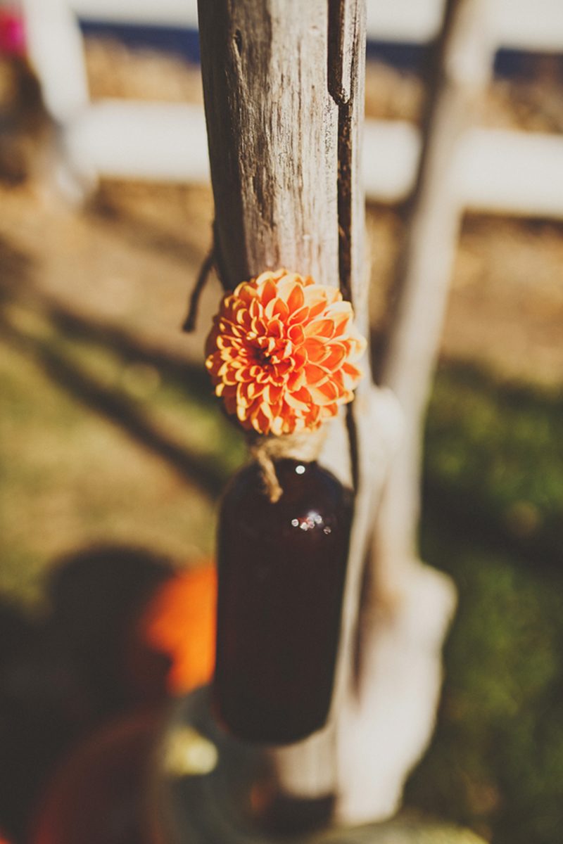 You won't have seen anything like this rustic  wedding with a pancake cake