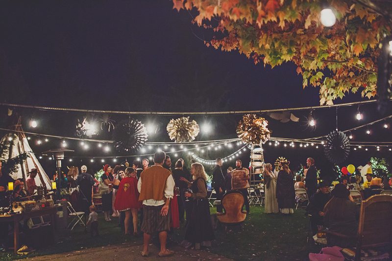 You won't have seen anything like this rustic  wedding with a pancake cake