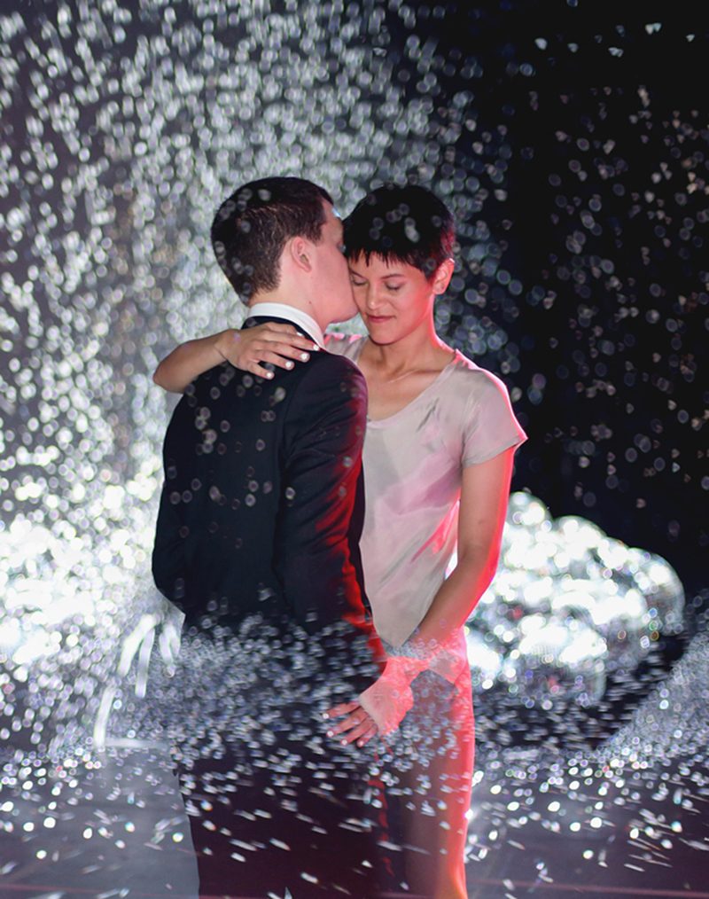 Art meets science at a wonderfully weird wedding